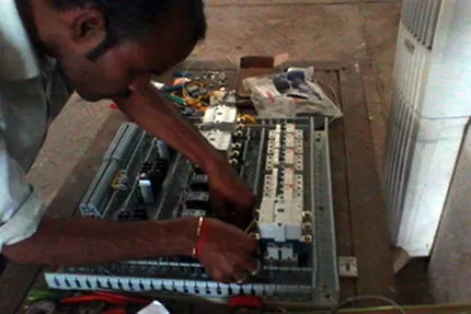 Electrical Panel Prepared For Operations