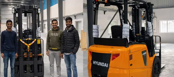 New Hyundai 3 Ton Battery Forklift