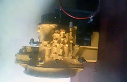 The transmission assembling in progress with repaired and replaced spares